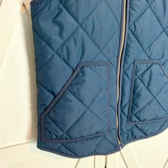 ❤️ J CREW Mercantile Quilted Puffer Vest Primaloft Navy Womens Xsmall EUC - Picture 5 of 12